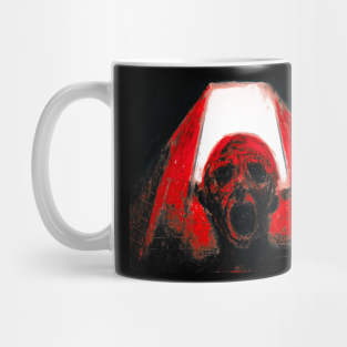 In a dark room Mug